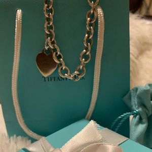 Tiffany &Co Heart Tag Necklace (Vintage)